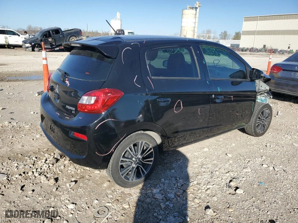 2017 Mitsubishi Mirage GT with VIN ML32A5HJ1HH017647, listed as a Copart auction lot 78607424 with 64,703 mi miles and Salvage Title. Bid and sale history available at carsss.com. Image 3.