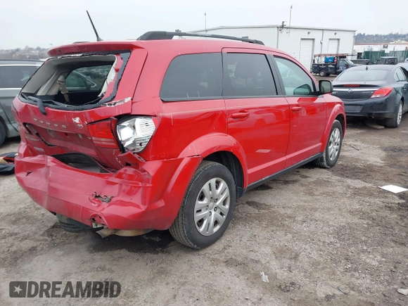 2019 Dodge Journey SE Value with VIN 3C4PDCAB7KT864585, listed as a IAAI auction lot 41546267 with 115,922 mi miles and . Bid and sale history available at DreamBid. Image 4.