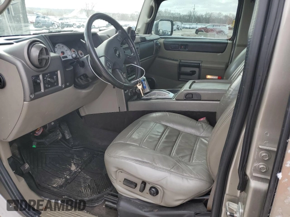 2003 Hummer H2 with VIN 5GRGN23U23H143918, listed as a Copart auction lot 47998755 with 147,603 mi miles and Clean Title. Bid and sale history available at carsss.com. Image 7.