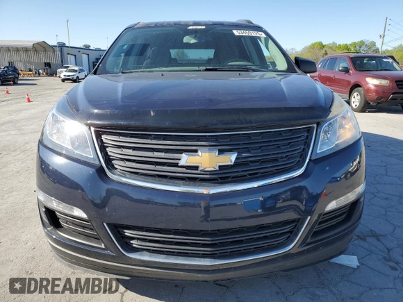 2016 Chevrolet Traverse LS with VIN 1GNKRFED9GJ236946, listed as a Copart auction lot 53459125 with 160,716 mi miles and Salvage Title. Bid and sale history available at carsss.com. Image 5.
