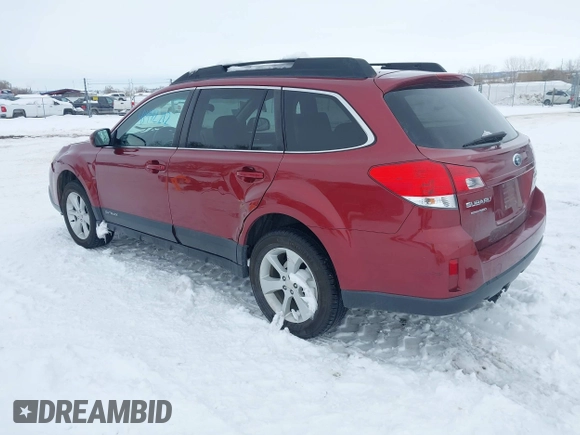 2013 Subaru Outback 2.5i Premium with VIN 4S4BRBCC5D3276755, listed as a IAAI auction lot 41492212 with 120,876 mi miles and . Bid and sale history available at carsss.com. Image 3.
