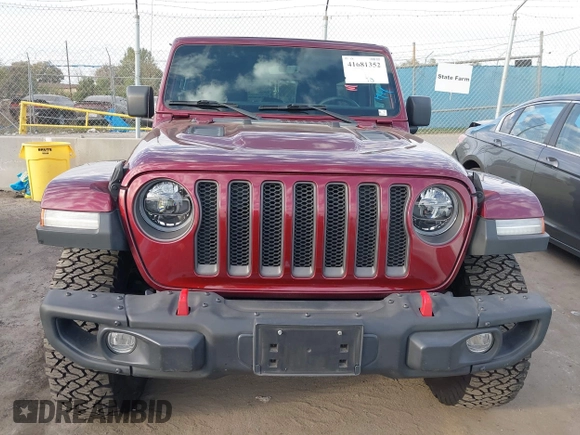 2021 Jeep Wrangler Unlimited Rubicon z VIN 1C4HJXFG0MW575473, wystawiony jako IAAI lot #41681352 z przebiegiem 54 968 mil mil oraz . Historia ofert i sprzedaży dostępna na DreamBid. Obrazek 12.