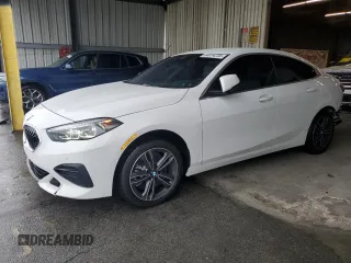 2023 BMW 2 Series 228i with VIN WBA53AK06P7M18836, listed as a Copart auction lot 44074235 with 10,712 mi miles and Salvage Title. Bid and sale history available at carsss.com. Image 1.