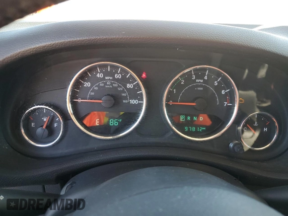 2018 Jeep Wrangler JK Unlimited Sahara with VIN 1C4HJWEG0JL929209, listed as a Copart auction lot 82971914 with 97,812 mi miles and Non Repairable. Bid and sale history available at carsss.com. Image 9.