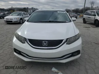 2015 Honda Civic EX-L with VIN 19XFB2F90FE003552, listed as a Copart auction lot 48020205 with 129,021 mi miles and Salvage Title. Bid and sale history available at DreamBid. Image 5.