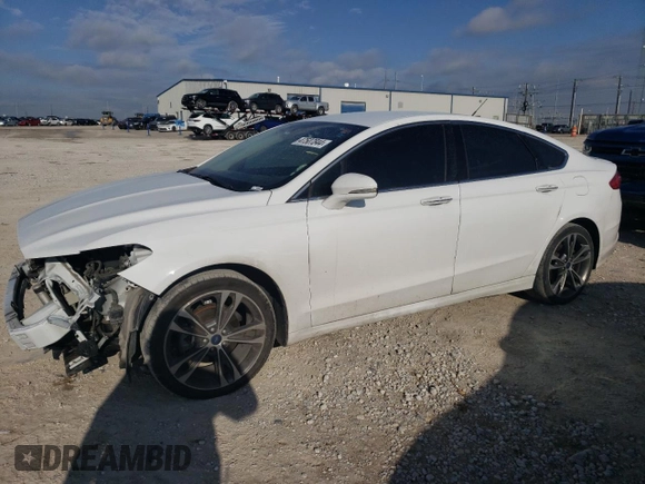 2017 Ford Fusion Titanium with VIN 3FA6P0K92HR335392, listed as a Copart auction lot 47507844 with 125,292 mi miles and Salvage Title. Bid and sale history available at carsss.com. Image 1.