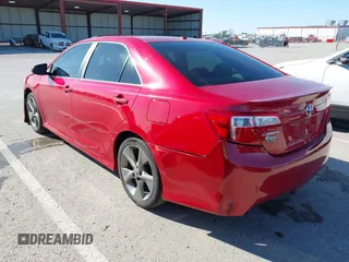 2012 Toyota Camry SE with VIN 4T1BK1FK5CU521306, listed as a IAAI auction lot 41820580 with 167,355 mi miles. Bid and sale history available at carsss.com. Image 3.