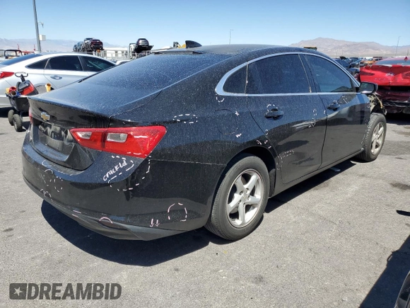 2016 Chevrolet Malibu LS with VIN 1G1ZB5ST5GF350603, listed as a Copart auction lot 60168985 with 126,042 mi miles and Salvage title. Bid and sale history available at DreamBid. Image 3.