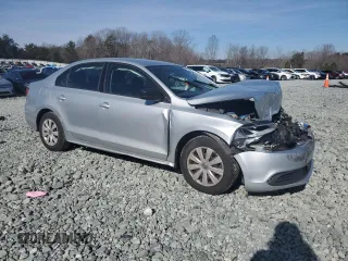 2014 Volkswagen Jetta Sedan S with VIN 3VW1K7AJ5EM367069, listed as a Copart auction lot 45405855 with 257,494 mi miles and Salvage Title. Bid and sale history available at carsss.com. Image 4.