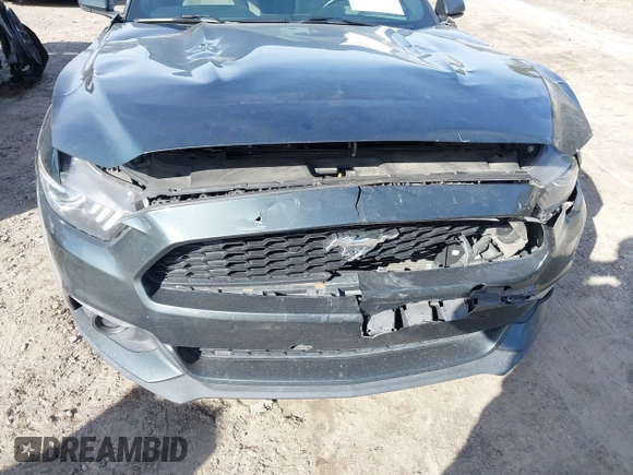 2015 Ford Mustang EcoBoost Premium with VIN 1FATP8UH5F5360986, listed as a IAAI auction lot 41608259 with 101,288 mi miles and . Bid and sale history available at DreamBid. Image 6.