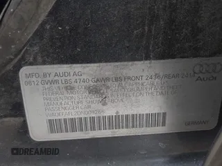 2013 Audi A4 Premium Plus с VIN WAUEFAFL2DN009266, выставлен на аукционе IAAI как лот 42040923 с пробегом 191 654 миль миль и . История ставок и продаж доступна на DreamBid. Изображение 9.