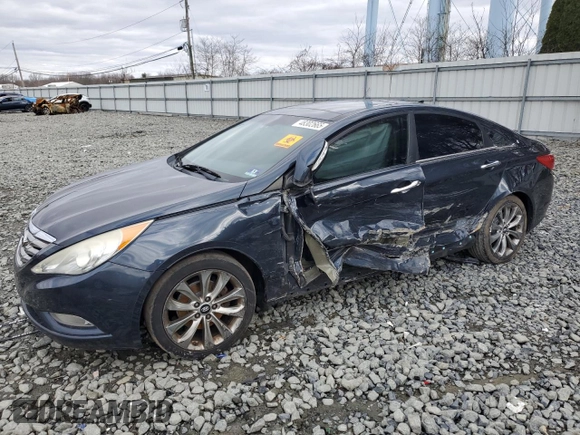 2012 Hyundai Sonata Limited with VIN 5NPEC4AB0CH348103, listed as a Copart auction lot 48302665 with 157,078 mi miles and Salvage Title. Bid and sale history available at DreamBid. Image 1.