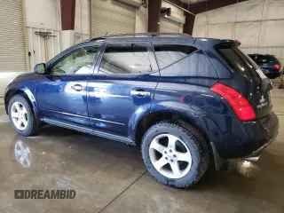 2005 Nissan Murano SL z VIN JN8AZ08W45W443537, wystawiony jako Copart lot #56176265 z przebiegiem 142 208 mil mil oraz Szkoda całkowita • Salvage title. Historia ofert i sprzedaży dostępna na DreamBid. Obrazek 2.