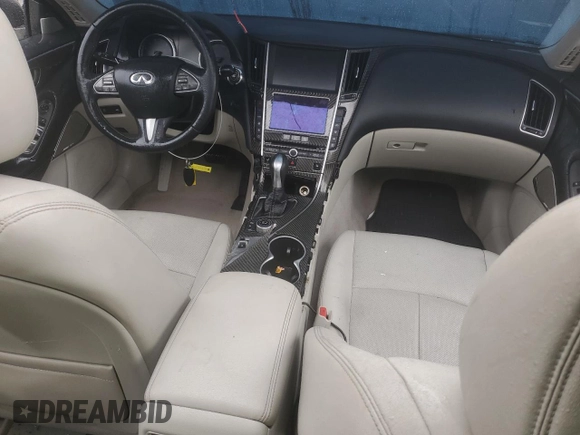 2017 Infiniti Q50 Sport with VIN JN1EV7AP5HM743157, listed as a Copart auction lot 45171125 with 69,641 mi miles and Salvage title. Bid and sale history available at DreamBid. Image 8.