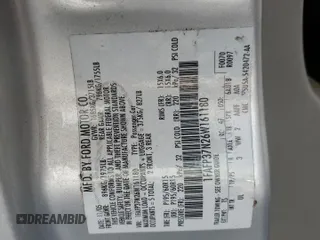 2006 Ford Focus S with VIN 1FAFP37N26W161180, listed as a Copart auction lot 53371665 with Not provided miles and Salvage title. Bid and sale history available at DreamBid. Image 12.