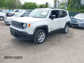 2018 Jeep Renegade Sport with VIN ZACCJBABXJPJ38577, listed as a IAAI auction lot 42112944 with 139,439 mi miles. Bid and sale history available at carsss.com. Image 17.