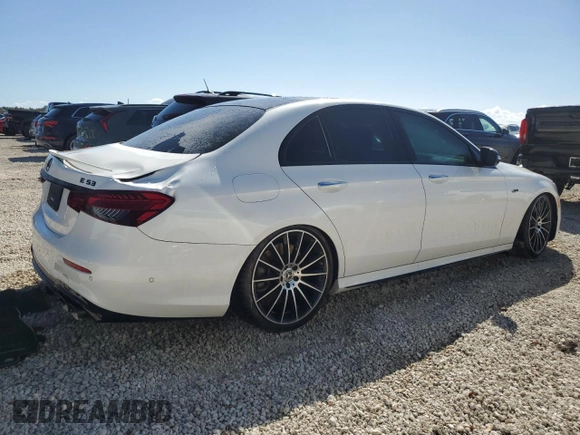 2022 Mercedes-Benz E 53 AMG with VIN W1KZF6BB5NB031706, listed as a Copart auction lot 74842664 with Not Provided miles and Non Repairable. Bid and sale history available at DreamBid. Image 3.