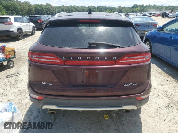 2017 Lincoln MKC Select with VIN 5LMCJ2D94HUL51571, listed as a Copart auction lot 51964575 with Not provided miles and Non repairable. Bid and sale history available at DreamBid. Image 6.