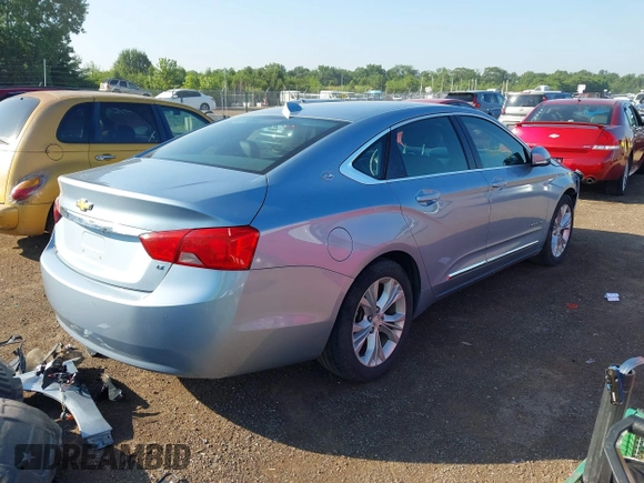 2014 Chevrolet Impala LT with VIN 1G1115SL8EU161274, listed as a IAAI auction lot 42694920 with 167,000 mi miles and . Bid and sale history available at DreamBid. Image 4.
