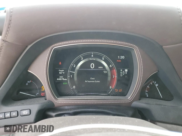 2020 Lexus LS with VIN JTHD51FF0L5011137, listed as a Copart auction lot 84896604 with 44,878 mi miles and Salvage Title. Bid and sale history available at carsss.com. Image 9.