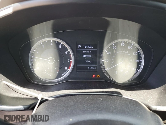 2019 Hyundai Santa Fe SE with VIN 5NMS23AD7KH008783, listed as a Copart auction lot 52349385 with 61,200 mi miles and Salvage Title. Bid and sale history available at carsss.com. Image 9.
