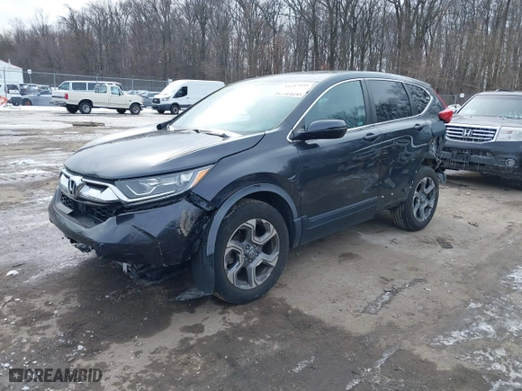 2019 Honda CR-V EX-L with VIN 2HKRW2H82KH665774, listed as a IAAI auction lot 41287840 with 33,099 mi miles. Bid and sale history available at carsss.com. Image 17.