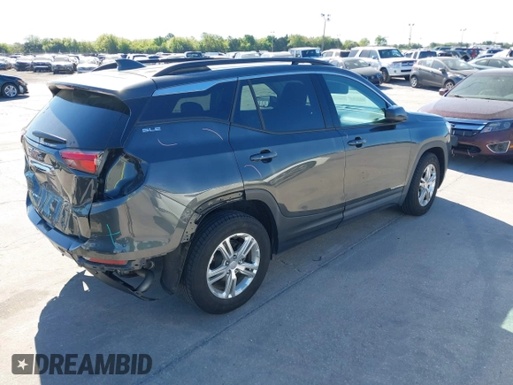 2019 GMC Terrain SLE with VIN 3GKALMEV4KL239486, listed as a IAAI auction lot 41825027 with 66,489 mi miles. Bid and sale history available at carsss.com. Image 4.