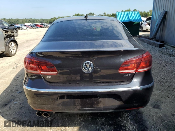 2013 Volkswagen CC Lux with VIN WVWRP7AN9DE561828, listed as a Copart auction lot 71457324 with 0 mi miles and Salvage Title. Bid and sale history available at carsss.com. Image 6.
