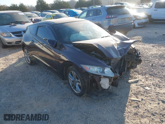 2013 Honda CR-Z with VIN JHMZF1D43DS002794, listed as a IAAI auction lot 41015432 with 133,343 mi miles. Bid and sale history available at carsss.com. Image 1.