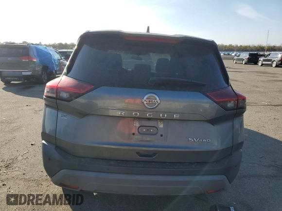 2021 Nissan Rogue SV z VIN 5N1AT3BB4MC703595, wystawiony jako Copart lot #42984285 z przebiegiem 86 616 mil mil oraz Nie do naprawy • Non repairable. Historia ofert i sprzedaży dostępna na DreamBid. Obrazek 6.