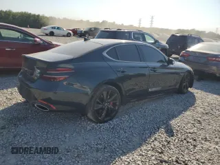 2022 Genesis G70 3.3T with VIN KMTG54TE5NU097499, listed as a Copart auction lot 75570294 with 64,864 mi miles and Salvage Title. Bid and sale history available at carsss.com. Image 3.