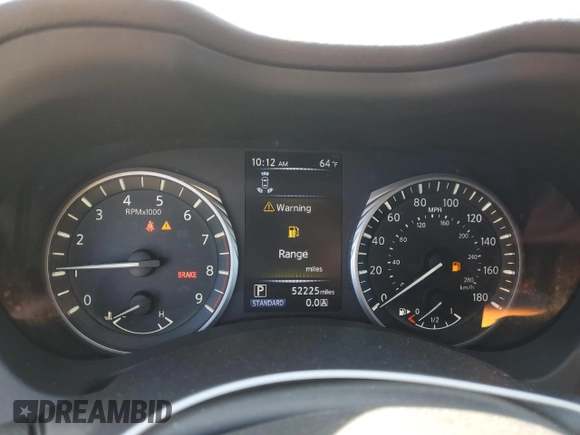 2018 Infiniti Q50 Red Sport 400 with VIN JN1FV7AP3JM640099, listed as a Copart auction lot 50307165 with 52,225 mi miles and Clean Title. Bid and sale history available at DreamBid. Image 9.