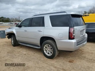 2015 GMC Yukon SLT with VIN 1GKS2BKC6FR585715, listed as a Copart auction lot 47384835 with 0 mi miles and Salvage Title. Bid and sale history available at carsss.com. Image 2.