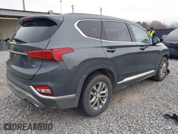 2020 Hyundai Santa Fe SEL with VIN 5NMS3CAD8LH224396, listed as a IAAI auction lot 41142013 with 97,147 mi miles. Bid and sale history available at carsss.com. Image 4.