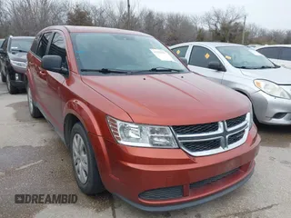 2014 Dodge Journey American Value Pkg with VIN 3C4PDCAB7ET258997, listed as a IAAI auction lot 41375834 with 230,868 mi miles. Bid and sale history available at carsss.com. Image 1.