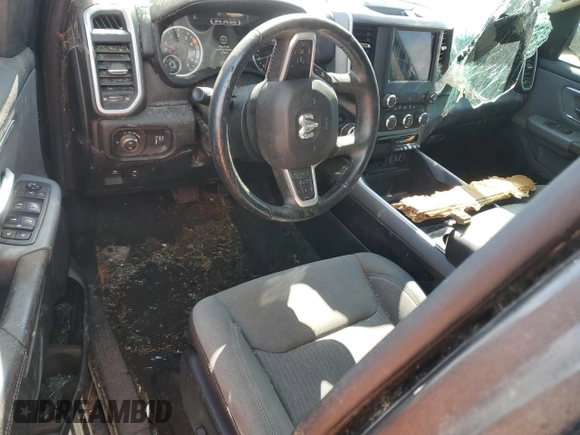 2020 Ram 1500 Big Horn with VIN 1C6RREBT7LN252747, listed as a Copart auction lot 49156785 with 690,174 mi miles and Salvage Title. Bid and sale history available at carsss.com. Image 8.