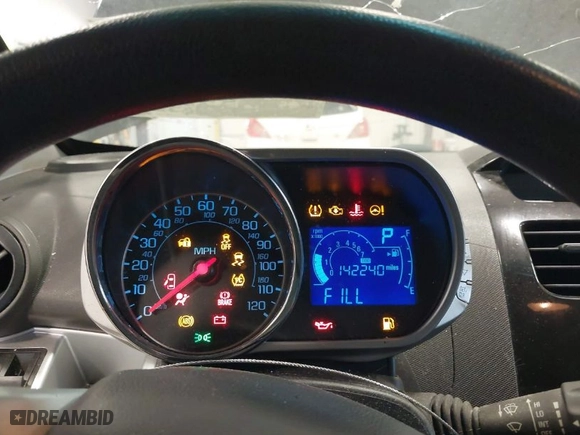 2014 Chevrolet Spark LT with VIN KL8CD6S93EC458128, listed as a IAAI auction lot 41981149 with 142,240 mi miles. Bid and sale history available at carsss.com. Image 7.