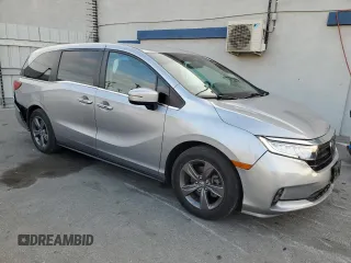 2022 Honda Odyssey EX with VIN 5FNRL6H54NB030743, listed as a Copart auction lot 42062815 with 42,294 mi miles and Salvage Title. Bid and sale history available at DreamBid. Image 4.