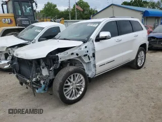 2017 Jeep Grand Cherokee Summit with VIN 1C4RJFJTXHC912709, listed as a Copart auction lot 55979015 with 45,049 mi miles and Salvage title. Bid and sale history available at DreamBid. Image 1.