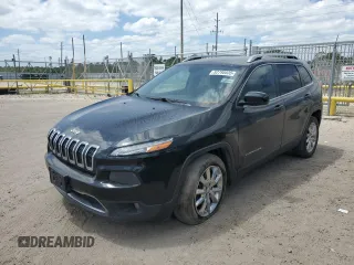 2016 Jeep Cherokee Limited with VIN 1C4PJLDB0GW287372, listed as a Copart auction lot 52795535 with 173,038 mi miles and Salvage title. Bid and sale history available at DreamBid. Image 1.