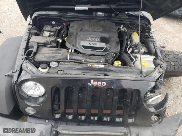 2015 Jeep Wrangler Unlimited Sport with VIN 1C4HJWDG3FL653486, listed as a Copart auction lot 43777505 with 0 mi miles and Salvage Title. Bid and sale history available at carsss.com. Image 11.
