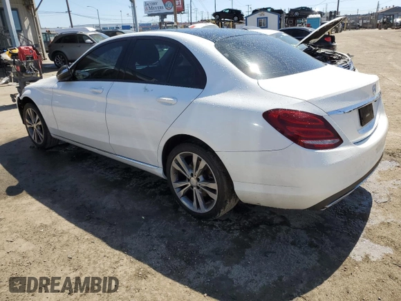 2015 Mercedes-Benz C 300 Luxury with VIN 55SWF4KB6FU022379, listed as a Copart auction lot 49899215 with 107,168 mi miles and Salvage Title. Bid and sale history available at DreamBid. Image 2.