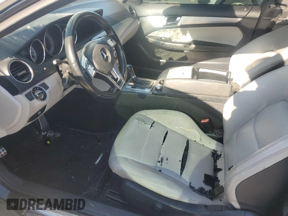 2012 Mercedes-Benz C 250 with VIN WDDGJ4HB6CF764290, listed as a Copart auction lot 83024974 with Not provided miles and Salvage title. Bid and sale history available at DreamBid. Image 7.