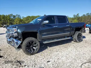 2017 Chevrolet Silverado 1500 LTZ with VIN 3GCPCSEC3HG364554, listed as a Copart auction lot 87268504 with 92,934 mi miles and Salvage Title. Bid and sale history available at DreamBid. Image 1.