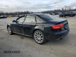 2012 Audi A4 2.0T Premium Plus with VIN WAUEFAFL6CN008443, listed as a Copart auction lot 44384415 with 153,566 mi miles and Salvage Title. Bid and sale history available at carsss.com. Image 2.