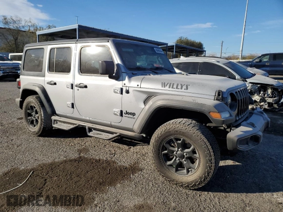 2021 Jeep Wrangler Unlimited Willys z VIN 1C4HJXDM6MW731668, wystawiony jako Copart lot #86406244 z przebiegiem 73 414 mil mil oraz Szkoda całkowita • Salvage title. Historia ofert i sprzedaży dostępna na DreamBid. Obrazek 4.