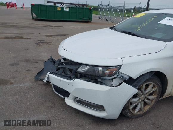 2018 Chevrolet Impala LT z VIN 2G1105S38J9151127, wystawiony jako IAAI lot #42365219 z przebiegiem 67 773 mil mil oraz . Historia ofert i sprzedaży dostępna na DreamBid. Obrazek 18.
