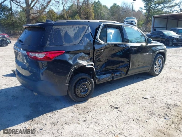 2019 Chevrolet Traverse LT Cloth with VIN 1GNERGKW2KJ223523, listed as a IAAI auction lot 41156722 with NaN miles. Bid and sale history available at carsss.com. Image 4.