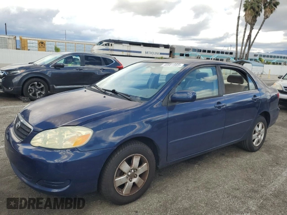 2005 Toyota Corolla CE with VIN 1NXBR32E25Z384058, listed as a Copart auction lot 48981565 with 222,416 mi miles and Clean Title. Bid and sale history available at DreamBid. Image 1.
