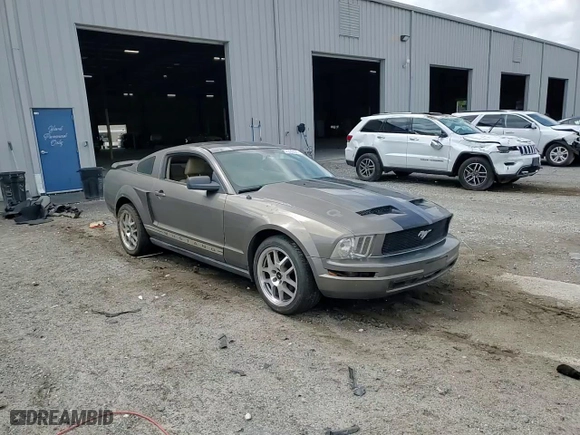 2005 Ford Mustang Deluxe with VIN 1ZVFT80NX55161507, listed as a Copart auction lot 51206095 with 186,626 mi miles and Salvage Title. Bid and sale history available at carsss.com. Image 11.